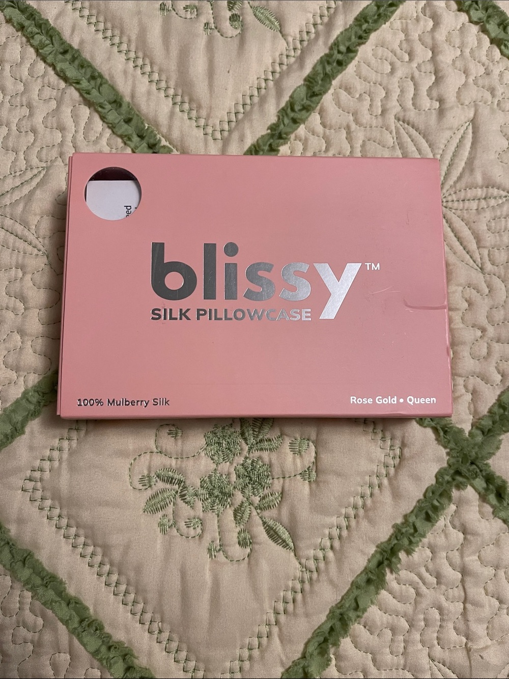 Blissy Rose Gold Pillowcase queen size